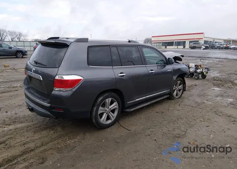 2012 Toyota Highlander Limited V6 z USA, uszkodzony, nr VIN 5TDYK3EH8CS082364